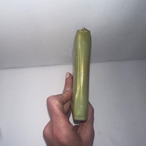 Authentic Louis Vuitton Green Blue Vernis Monogram Zip Wallet leather M91016 - Picture 8 of 12